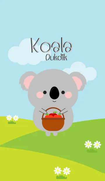 [LINE着せ替え] Lovely Koala Duk Dik Theme (jp)の画像1