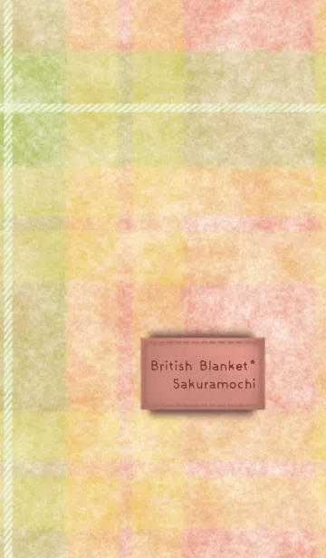 [LINE着せ替え] British Blanket*Sakuramochiの画像1