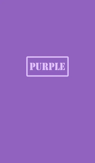[LINE着せ替え] シンプル パープル [紫] No.2の画像1