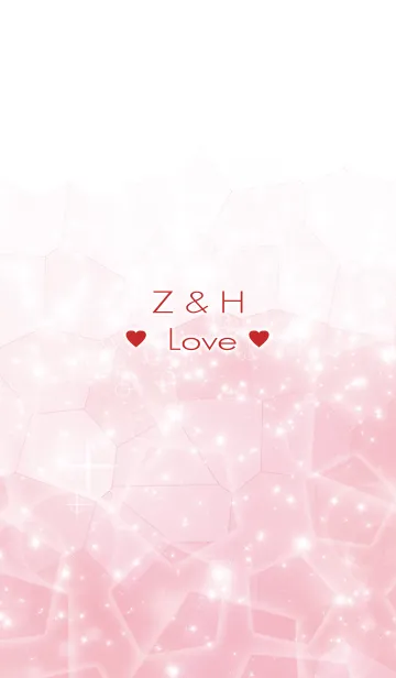 [LINE着せ替え] Z ＆ H Love☆Initial☆Themeの画像1