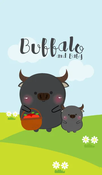 [LINE着せ替え] Buffalo and Baby Theme (jp)の画像1