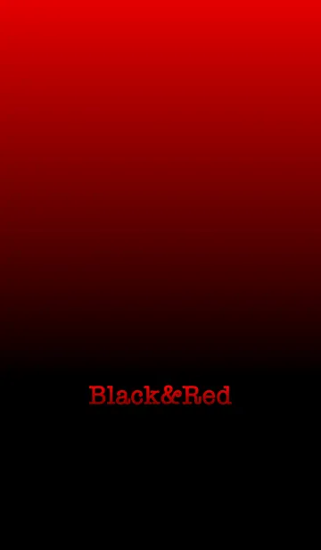 [LINE着せ替え] シンプル 赤と黒 ロゴ無し No.6の画像1