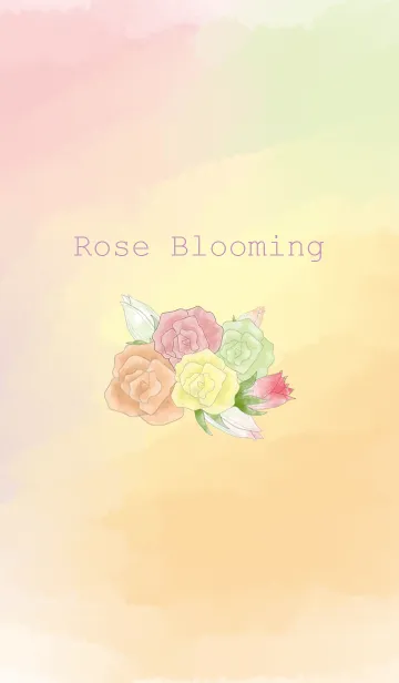 [LINE着せ替え] rose bloomingの画像1