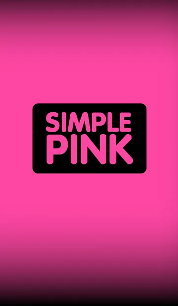[LINE着せ替え] Simple Pink and Black Theme (jp)の画像1