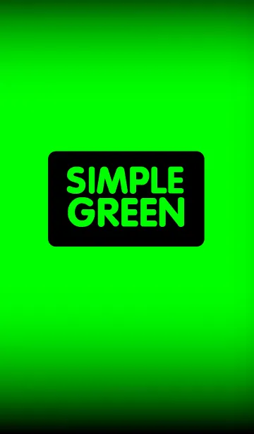 [LINE着せ替え] Simple Green and Black Theme (jp)の画像1