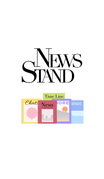 [LINE着せ替え] News Stand 3の画像1