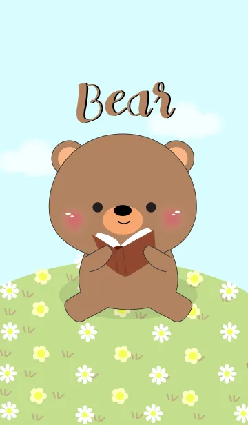 [LINE着せ替え] Cute Bear Bear Theme (jp)の画像1