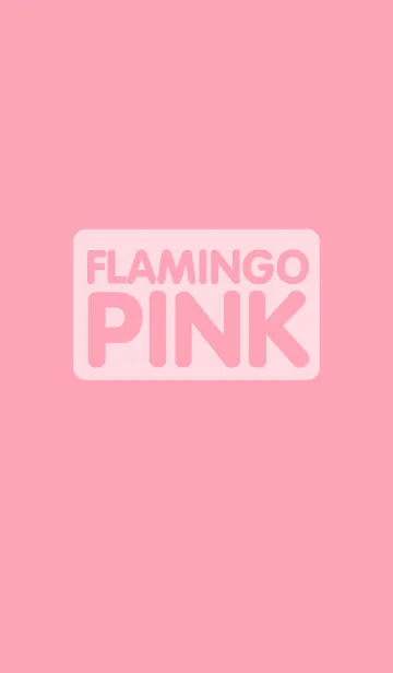 [LINE着せ替え] Simple Flamingo Pink Theme (jp)の画像1