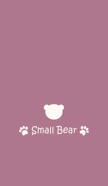 [LINE着せ替え] Small Bear *Smoky Lilac*の画像1