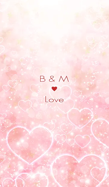 [LINE着せ替え] B ＆ M Love♥Heartの画像1
