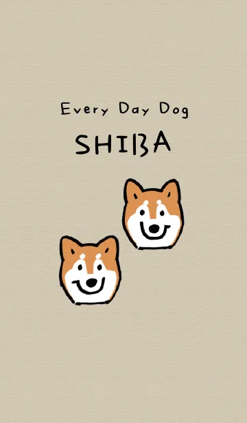 [LINE着せ替え] Every Day Dog SHIBAの画像1