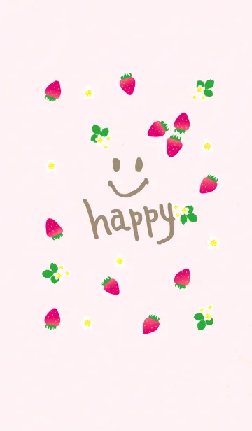 [LINE着せ替え] いちご-スマイル17-の画像1