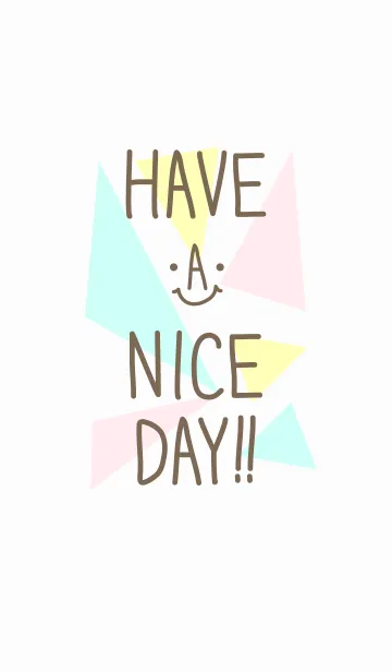 [LINE着せ替え] 三角-スマイル29-の画像1