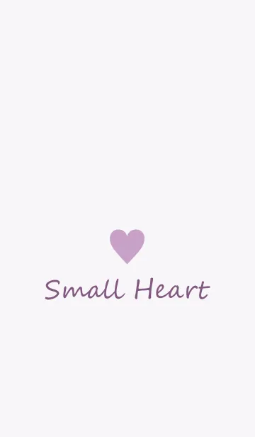 [LINE着せ替え] Small Heart *Pastel Purple*の画像1