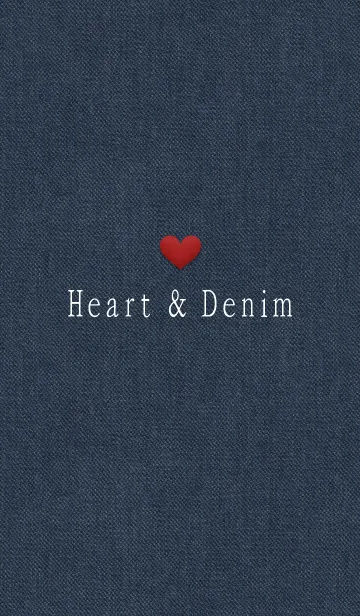 [LINE着せ替え] Heart ＆ Denimの画像1