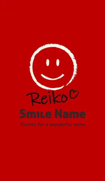 [LINE着せ替え] Smile Name れいこの画像1