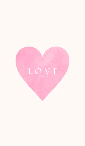 [LINE着せ替え] LOVE -MEKYM- 15の画像1