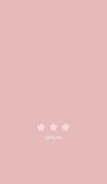 [LINE着せ替え] シンプル「桜」2の画像1