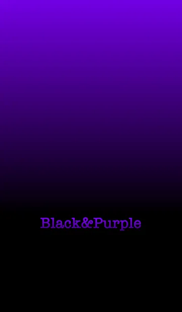 [LINE着せ替え] シンプル 紫と黒 ロゴ無し No.6の画像1