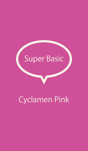 [LINE着せ替え] Super Basic Cyclamen Pinkの画像1