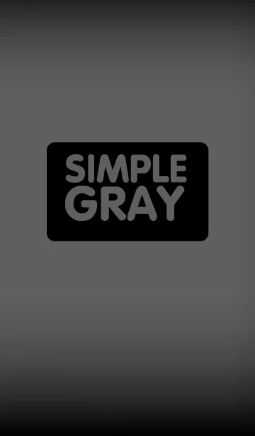 [LINE着せ替え] Simple Gray and Black Theme (jp)の画像1