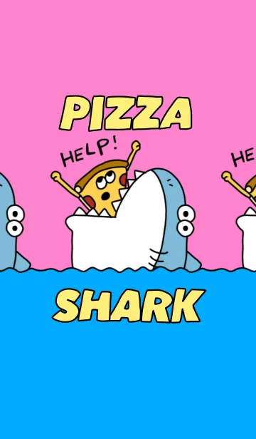 [LINE着せ替え] PIZZA SHARK 2の画像1