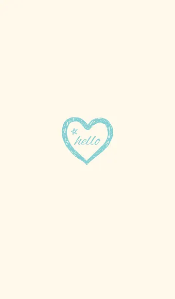 [LINE着せ替え] Handwriting Hearts and Hello.の画像1