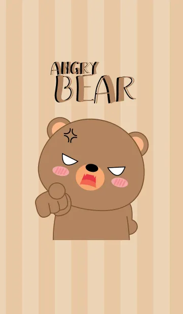 Emotions Angry Bear Icon Theme (jp)の着せ替えメイン画像