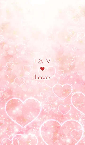 [LINE着せ替え] I ＆ V Love♥Heartの画像1