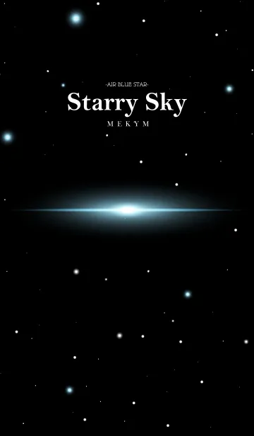 [LINE着せ替え] Starry Sky -AIR BLUE STAR-の画像1