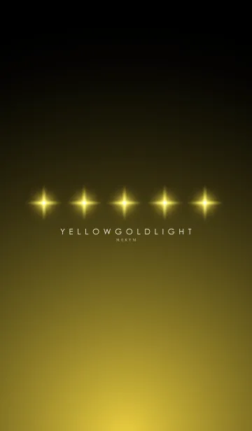 [LINE着せ替え] YELLOW GOLD STARLIGHTの画像1