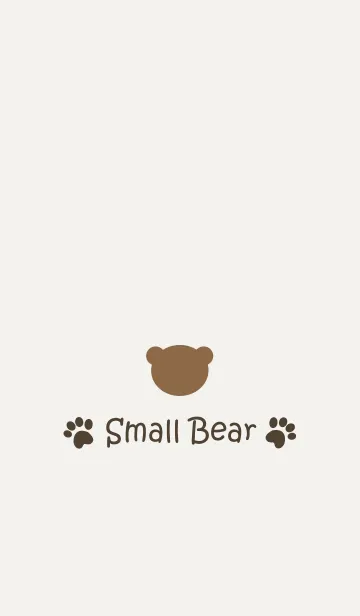 [LINE着せ替え] Small Bear *BROWN*の画像1