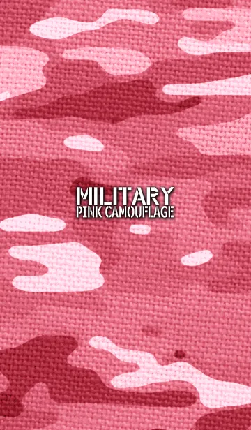 [LINE着せ替え] MILITARY-ピンクカモフラージュの画像1