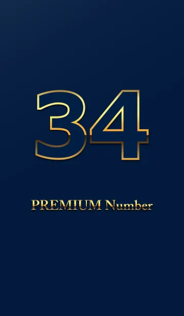 [LINE着せ替え] PREMIUM Number 34の画像1
