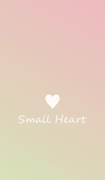 [LINE着せ替え] Small Heart *PINK+GREEN*の画像1