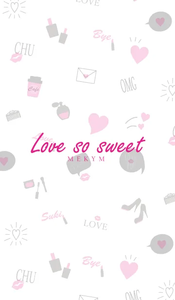[LINE着せ替え] Love so sweet 3 -MEKYM-の画像1