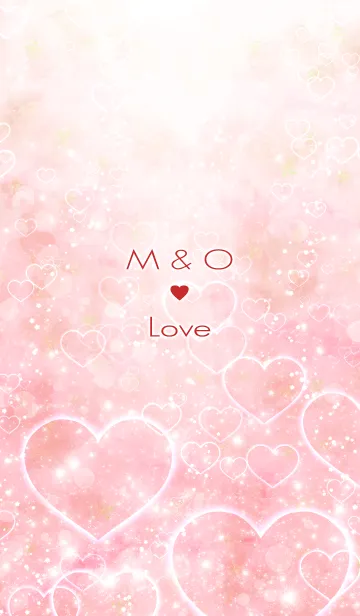 [LINE着せ替え] M ＆ O Love♥Heartの画像1