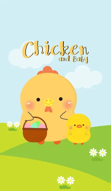 [LINE着せ替え] Chicken and Chick Theme (jp)の画像1