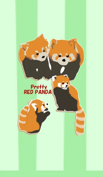 [LINE着せ替え] 可愛いレッサーパンダの画像1
