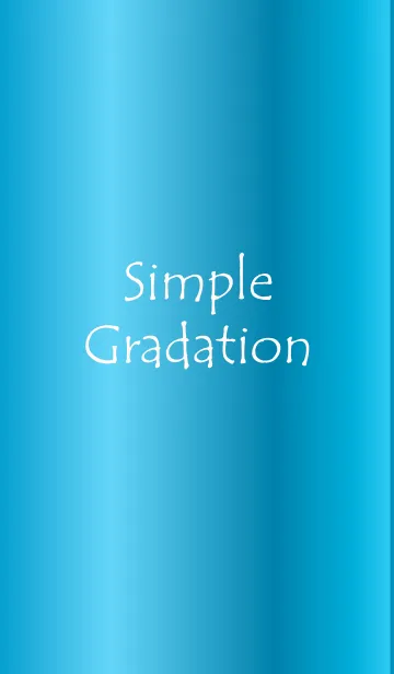 [LINE着せ替え] Simple Gradation -GlossyBlue7-の画像1