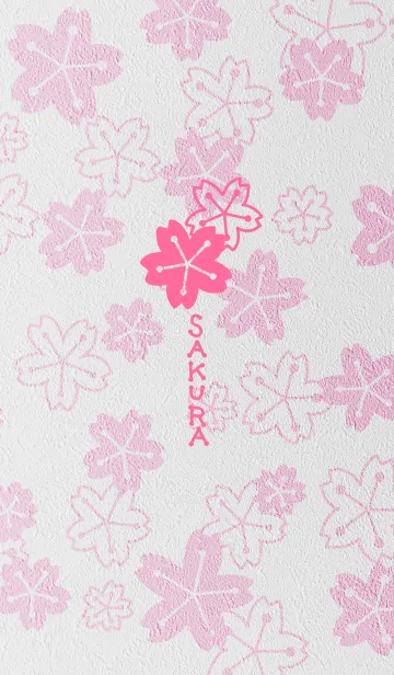 [LINE着せ替え] SAKURA さくら ピンクの画像1