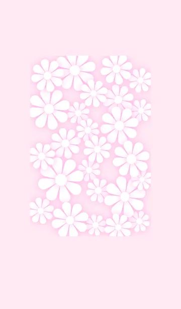 [LINE着せ替え] パステル フラワー ピンク系の花 No.2の画像1