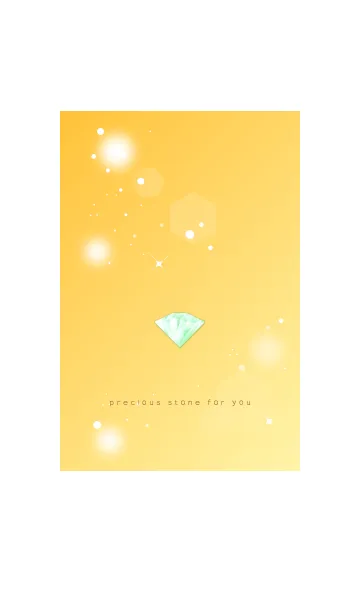 [LINE着せ替え] yellow precious stone for youの画像1