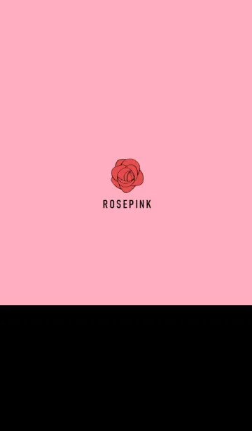 [LINE着せ替え] 薔薇とピンク＋ブラック。の画像1