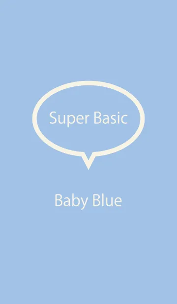 [LINE着せ替え] Super Basic Baby Blueの画像1