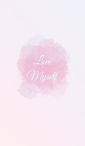 [LINE着せ替え] Love Myself - Watercolorの画像1