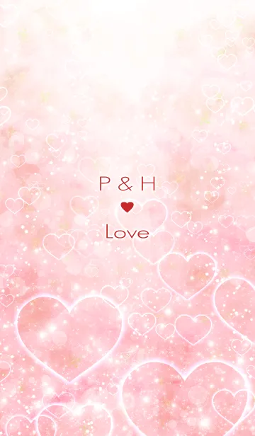 [LINE着せ替え] P ＆ H Love♥Heartの画像1
