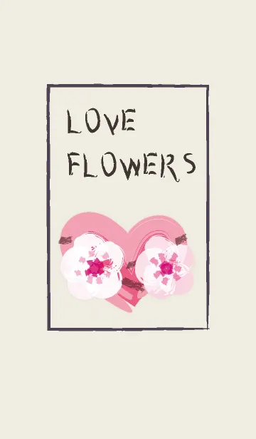 [LINE着せ替え] LOVE FLOWERSの画像1