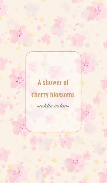 [LINE着せ替え] -A shower of cherry blossoms-2-の画像1