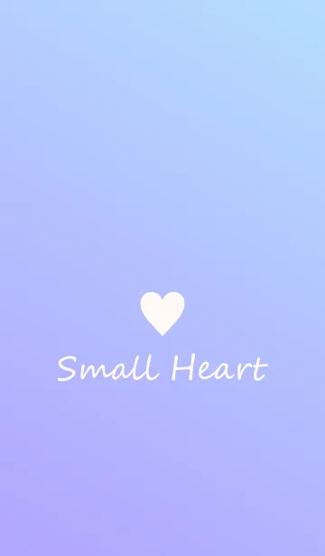 [LINE着せ替え] Small Heart *Purple+Blue*の画像1